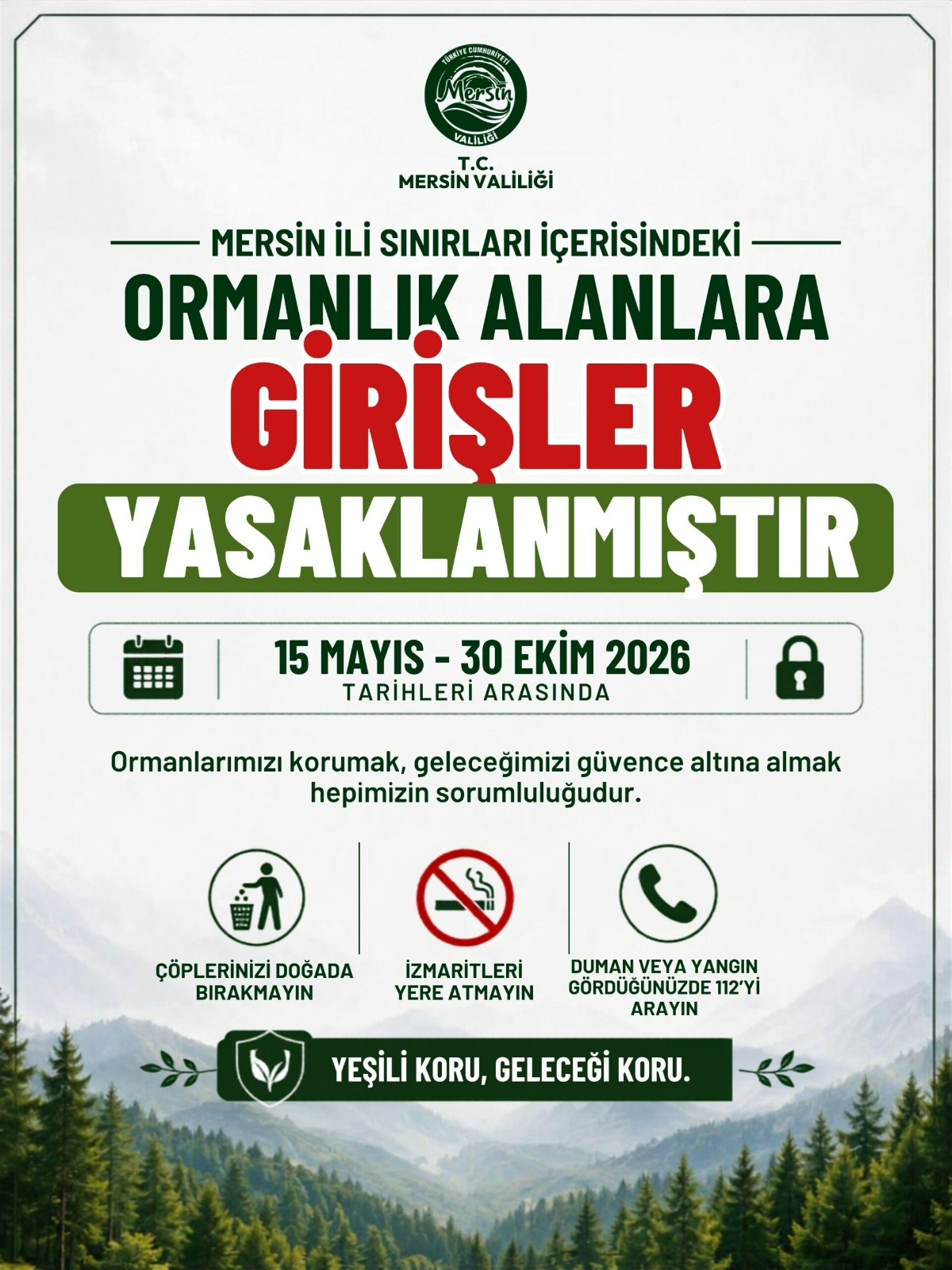 Ormanlarımızı Hep Birlikte Koruyalım