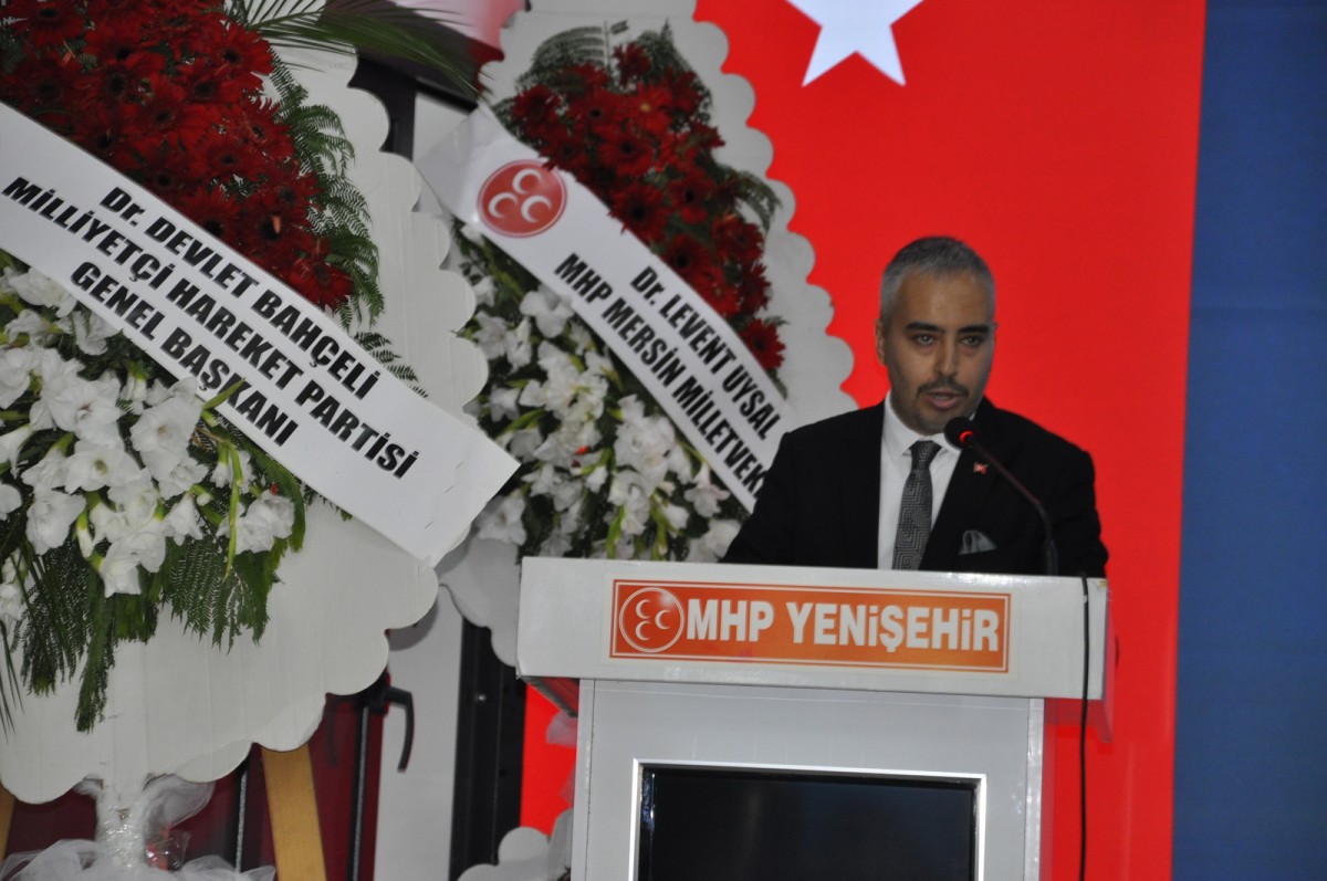 MHP Yenişehir'de Başkan Bilge Kağan Arslaner oldu.