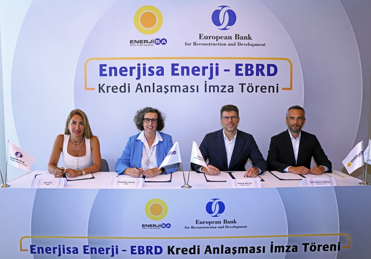 Enerjisa Enerji, elektrik dağıtım yatırımları için EBRD’den 7 yıl vadeli 207 milyon dolarlık finansman sağladı