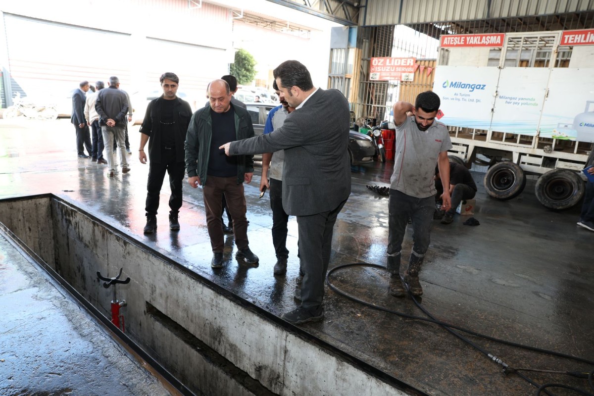 Başkan Vekili Beşikci’den Tırmıl Sanayi Sitesi Esnafına ‘Geçmiş Olsun’ Ziyareti